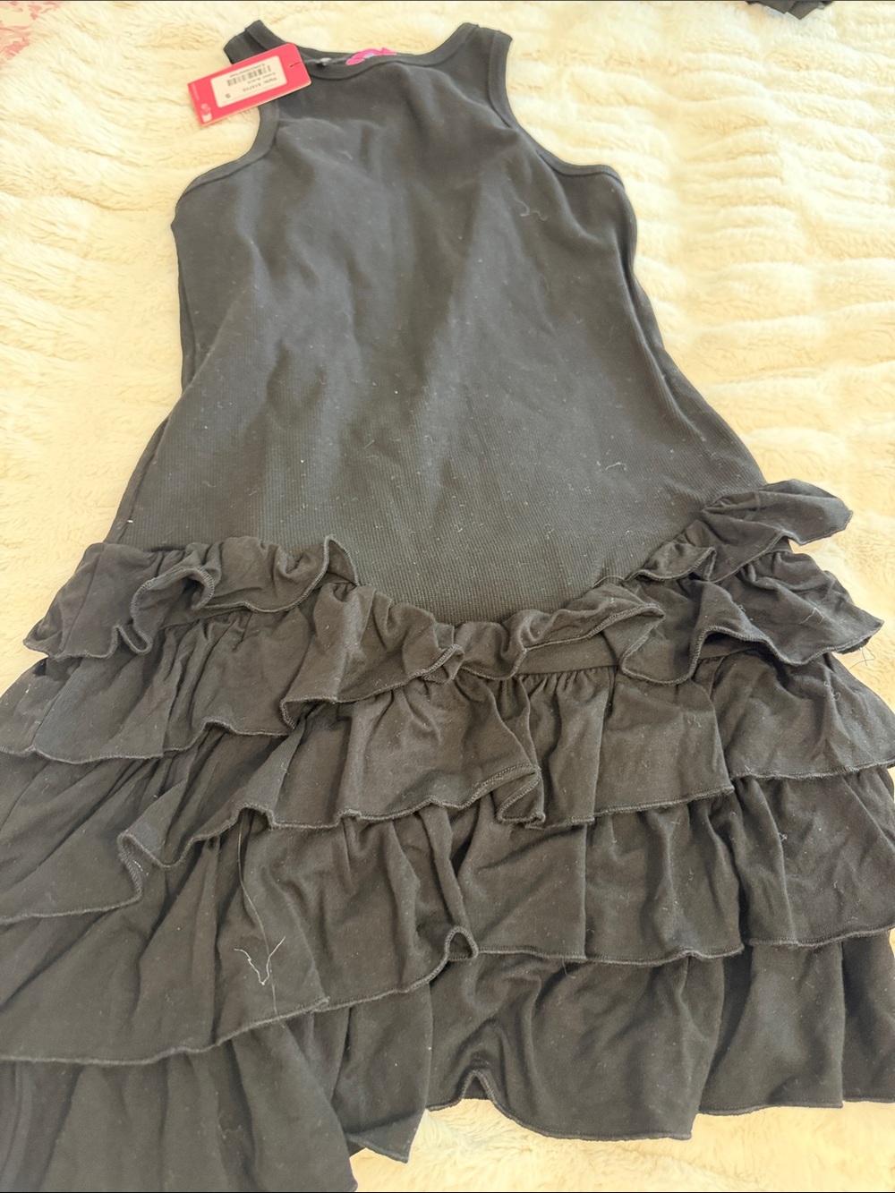 Girls Black Ruffle Dress - will take offers